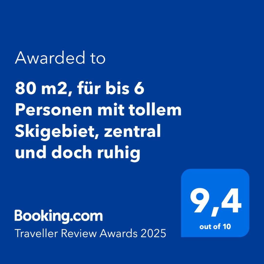 Apartment 80 M2, Fuer Bis 6 Personen Mit Tollem Skigebiet, Zentral Und Doch Ruhig Waidring